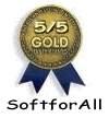 5 out of 5, gold for Wallpaper Cam by SoftForAll.com...